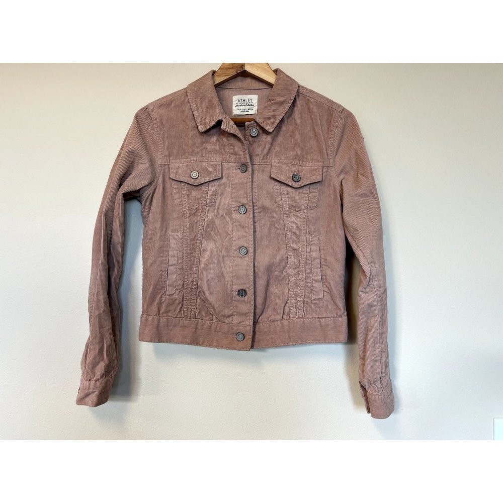 Ashley by 26 International Blush Pink Corduroy Jacket S - Picture 6 of 10